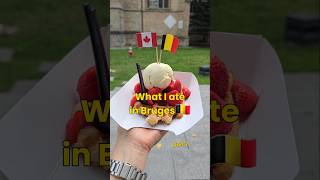 What I ate in Bruges🇧🇪 belgium foodie [upl. by Hulda]