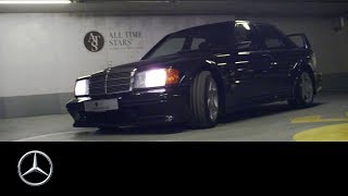 MercedesBenz 190 E 2516 EVO 2 Parking Lot Thunder  ALL TIME STARS [upl. by Karie]