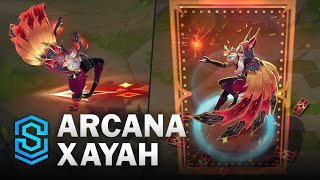 Brave Phoenix Xayah Skin Spotlight  League of Legends [upl. by Yllier49]