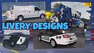 The BEST free LIVERY DESIGNS for Emergency Response Liberty County Roblox 11 [upl. by Ellenehs]