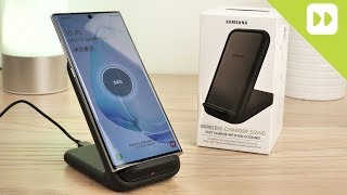 Official Samsung Wireless Fast Charger Stand 15W Review [upl. by Rodenhouse89]