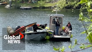 Deadly Ontario boat crash Man faces multiple charges after 3 killed in collision on Bobs Lake [upl. by Adela188]