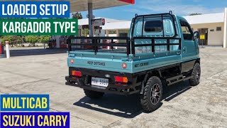 Customized Multicab Loaded Setup 2022 Davao Philippines  Suzuki Carry Off Road [upl. by Elay713]