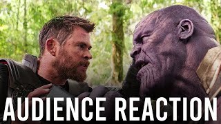 Thor vs Thanos  Avengers  Infinity War Audience Reaction [upl. by Silado]