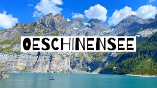 Most beautiful lake in Switzerland  Oeschinensee  Kandersteg [upl. by Nevaj]