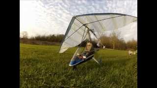 rc microlight steering layout and flying [upl. by Deyes672]