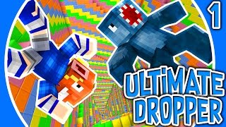 THE RAGE BEGINS  ULTIMATE DROPPER MINECRAFT MAP 1 [upl. by Jehiel485]