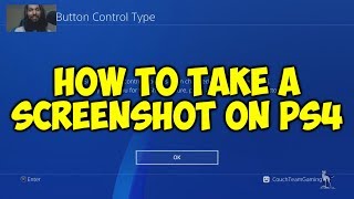 How To Take A Screenshot On PS4 [upl. by Acinorej]