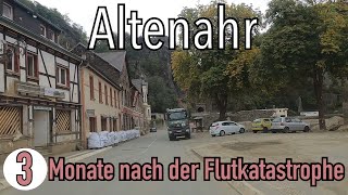 Altenahr  3 Monate nach der Flutkatastrophe  entlang der Rotweinstraße [upl. by Nocaj245]