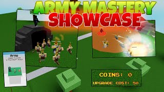 Ability Wars  Army Mastery SHOWCASE  Roblox [upl. by Oravla225]