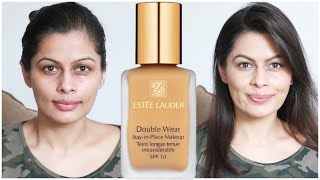 The secret to applying Estee Lauder Double Wear Foundation without looking cakey🎂❌ makeuptips [upl. by Evreh]