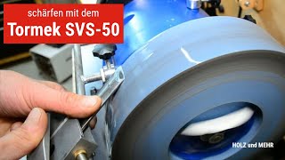 Drechselmeißel schleifen  schärfen mit Tormek SVS50 [upl. by Lyndsey215]