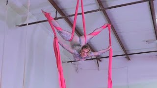 Aerial Silks Performance  All That Glitters [upl. by Lovel]