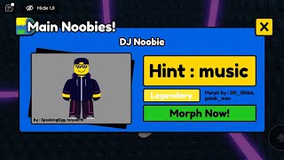 How To Get DJ Noobie In Find The Noobies Morphs Roblox  Complete Guide [upl. by Uhile]