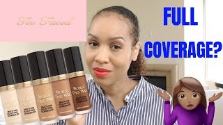 TOO FACED Born This Way Concealer Review  Warm Sand [upl. by Nolyag]