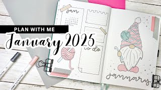 PLAN WITH ME  January 2025 Bullet Journal Setup ft Ohuhu [upl. by Aihsrop]