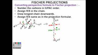 Converting Perspective line formular to Fischer Projection [upl. by Giraldo]