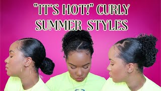 quotITS HOTquot CURLY SUMMER STYLES [upl. by Den]