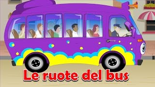 Le ruote del bus  Wheels on the bus in Italian  Canzoni per bambini [upl. by Launcelot481]