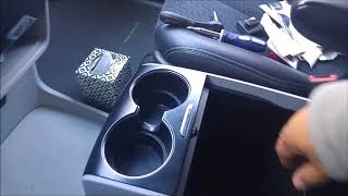 2014 Toyota Sienna SE Center console removal [upl. by Octavius]