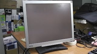 Белый экран  Дефекты изображения Монитор BenQ FP71G РЕМОНТ [upl. by Netneuq]