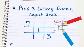 Lottery Strategy Secret to Win Pick 3Tic Tac Toe Method Part 1 [upl. by Bocaj110]