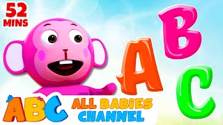 Phonics Song  A For Apple  ABC Alphabets Song  All Babies Channel Nursery Rhymes [upl. by Yrogerg]