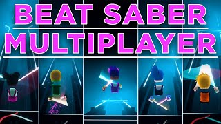 BEAT SABER MULTIPLAYER on Oculus Quest 2  BEGINNERS GUIDE [upl. by Iahs]