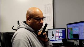 Trenton Police fire dispatcher gets house fire call [upl. by Amehr]