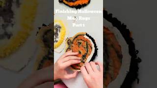 Finishing Halloween Mug Rugs Part 1 satisfyingsounds rugs diy [upl. by Marleah9]