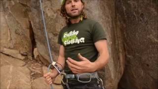 Top rope belaying technique via ATC belay device PLUS technique [upl. by Alfredo865]