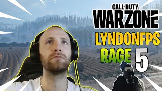 LYNDONFPS MODERN WARFARE WARZONE MEGA RAGE COMPILATION 5 [upl. by Llerdnod]