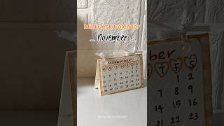 Mini Desk 🪄🎀💓🪩 Calendar november explore shortvideo deskdecor diycalendar shorts deskcalendar [upl. by Phaedra]