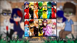 MLB Parents React To Transformations  Gacha Club  Gacha React [upl. by Luca]