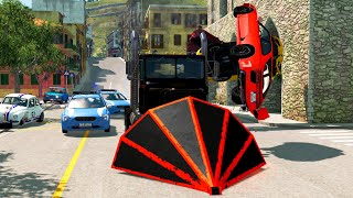 Extreme BeamNG Drive Police Chase [upl. by Gaidano]