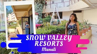 Snow Valley Resort Tour Manali  Snow Valley Resort Room Tour  Log Hut area Manali  Hotel Manali [upl. by Sugden23]