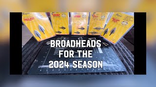 Broadheads for the 2024 season [upl. by Myrtle]