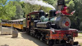 Roaring Camp Railroad Santa Cruz Felton Ca Riding the Dixiana Shay June 2021 [upl. by Hsilgne727]