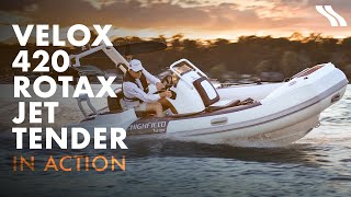 Highfield Velox 420 Rotax Jet Boat  In Action [upl. by Oterol]