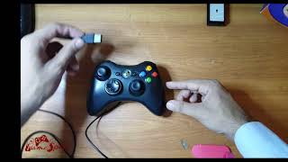 How to use Xbox360 controller with USB cable [upl. by Leunad340]