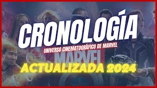 ORDEN CRONOLÓGICO DE MARVEL ACTUALIZADO 2024 🔥 [upl. by Yrkcaz]