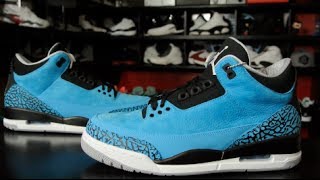 Air Jordan 3 Retro Powder Blue [upl. by Lleda]