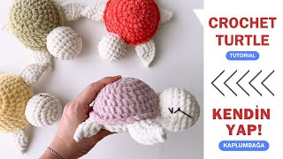 1 saatte Peluş Kaplumbağa Örüyoruz  StepbyStep Tutorial on How to Crochet Turtle Easy and Quick [upl. by Piotr]