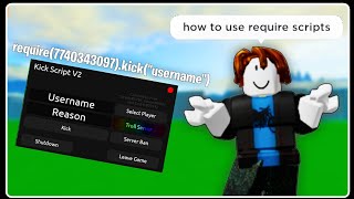 How To Use RequireBackdoored Games Script EASY Tutorial  Roblox Exploiting [upl. by Lough]