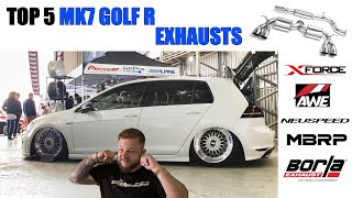 Top 5 MK7 Volkswagen Golf R Catback Exhausts [upl. by Aneehsram152]