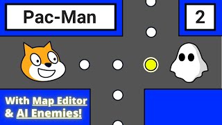 Scratch 30 Tutorial How to Make a PacMan Game Part 2 [upl. by Llerroj353]