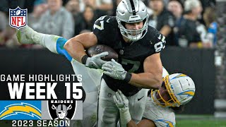 Los Angeles Chargers vs Las Vegas Raiders  2023 Week 15 Game Highlights [upl. by Orutra]