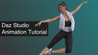 Daz Studio Animation Tutorial  Daz3D Tips [upl. by Halette1]