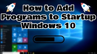 How to Add Programs to Startup in Windows 10 [upl. by Carlotta580]