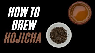 How to brew Hojicha  preparing Hojicha tea and what Hojicha tastes like [upl. by Olga630]